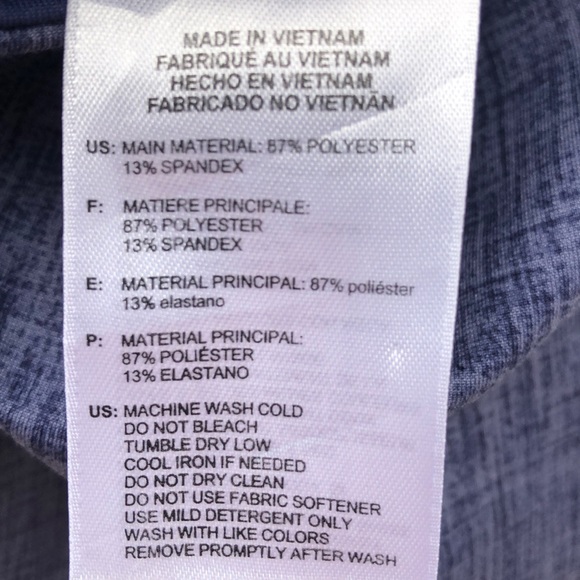 Adidas Climalite Workout Crop Tights Blue Size - Picture 7 of 7